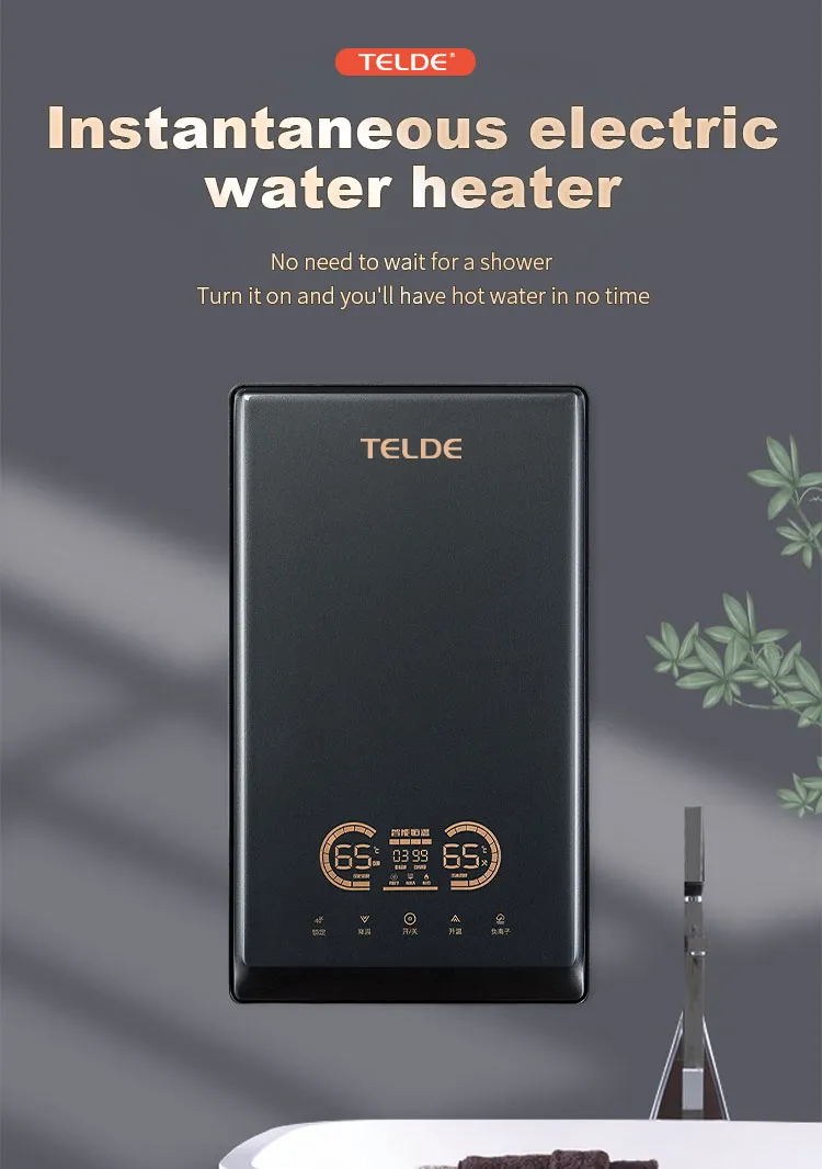 Telde A8 Series Tankless Instant Water Heater 8.8kw