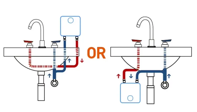 Square Small Bathroom &amp; Kitchen 220V 10L Storage Electric Boilor Water Heater