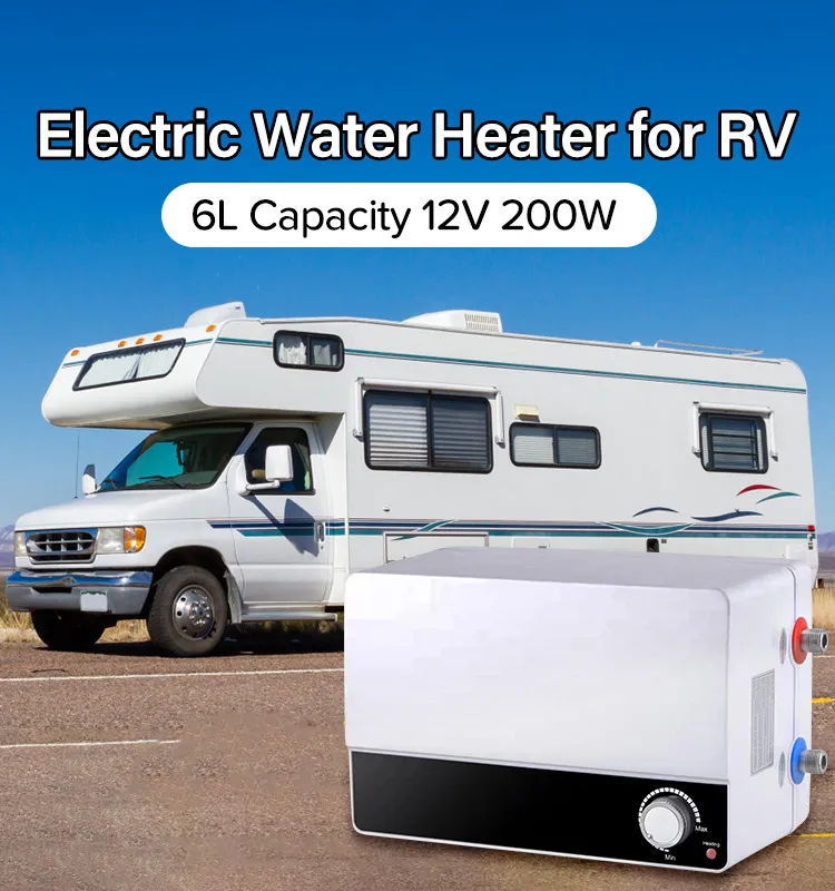12V 200W Camper RV Boiler Storage Caravan Electric Water Heater