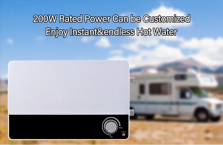 12V 200W Camper RV Boiler Storage Caravan Electric Water Heater