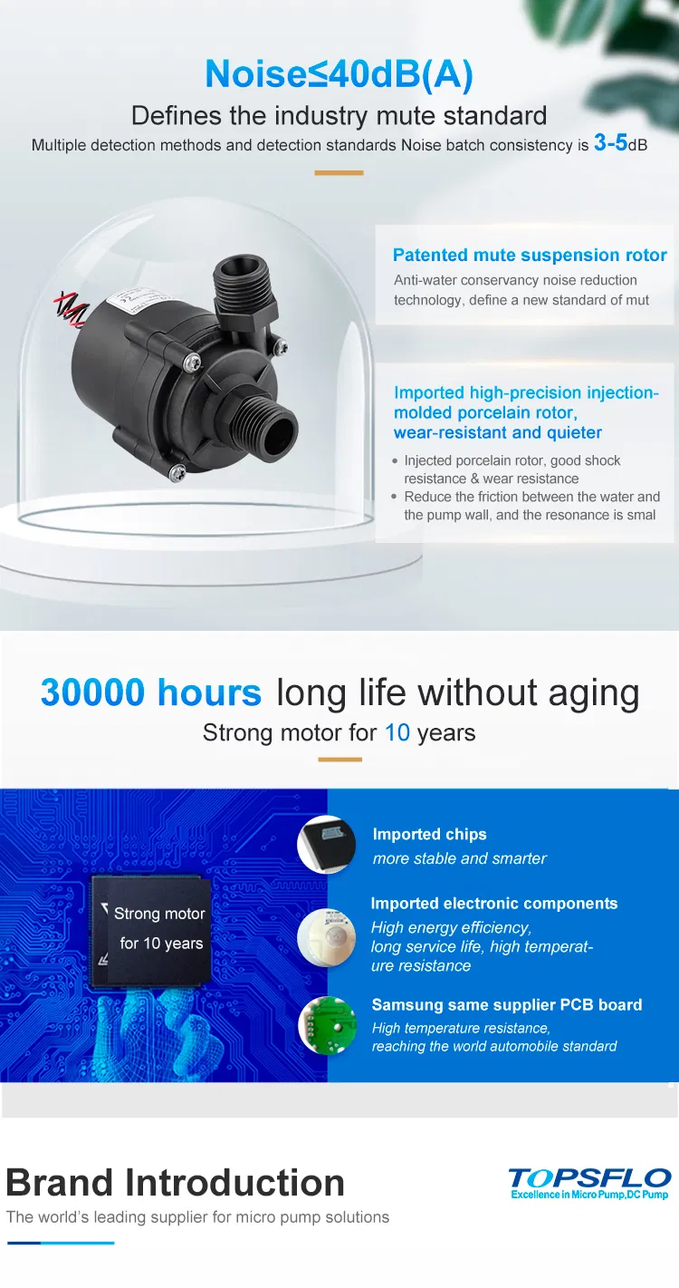 12V Water Pumps Small DC Brushless Instant Electric Water Heater