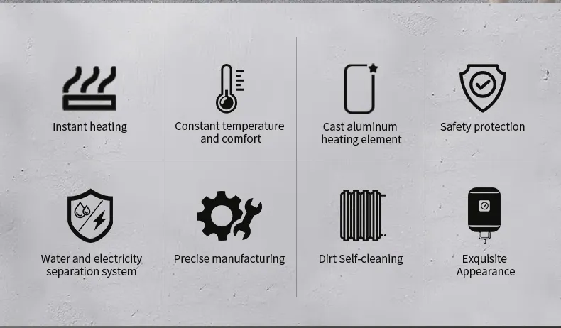 New Launched Products 5500W Instant Electric Tankless Shower Water Heater