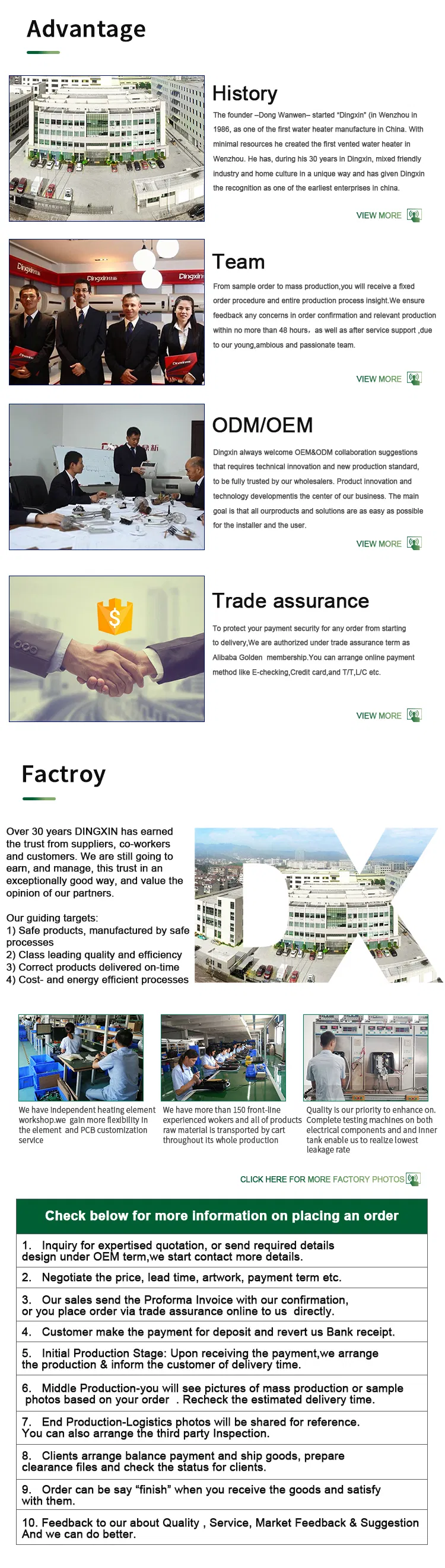 Bathroom Factory Directly Sale Low MOQ Household Customized Tankless Electric Water Heater