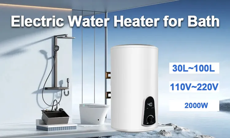 40liter High Production Electric Water Heater Digital Display Wall Mounted for Hotel Bathroom Application