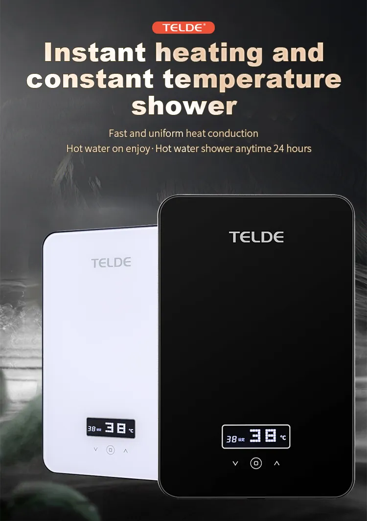 Quick Heating Electric Water Heater for Showers and Baths