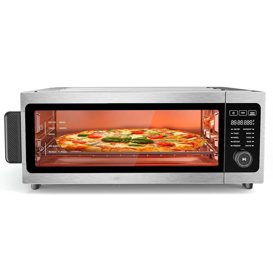 Combo Fabuletta Countertop Convection 1800W Flip up Pizza Air Fryer Toaster Oven