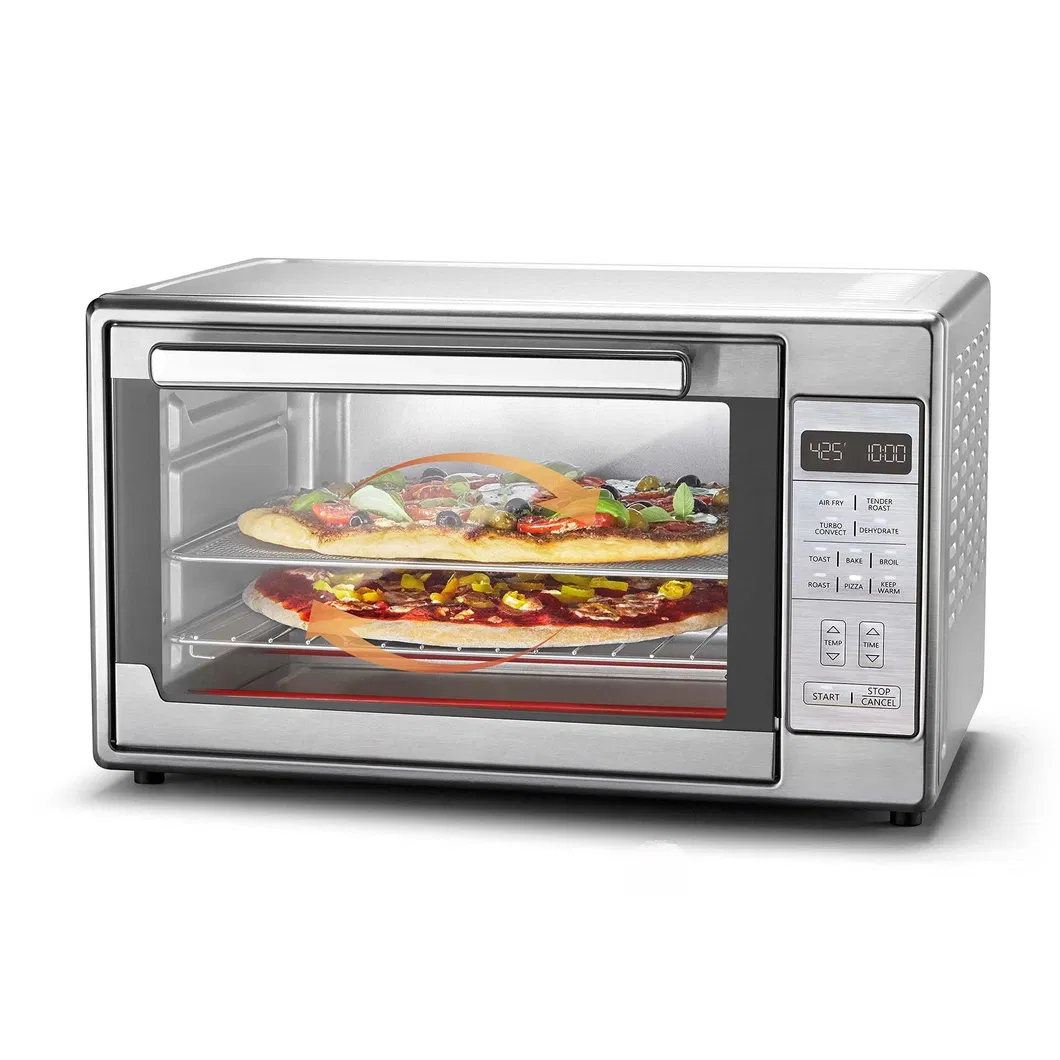 Countertop Fits Large Pizzas Stainless Steel Kitchenware Food Machine Wholesale Toaster Oven