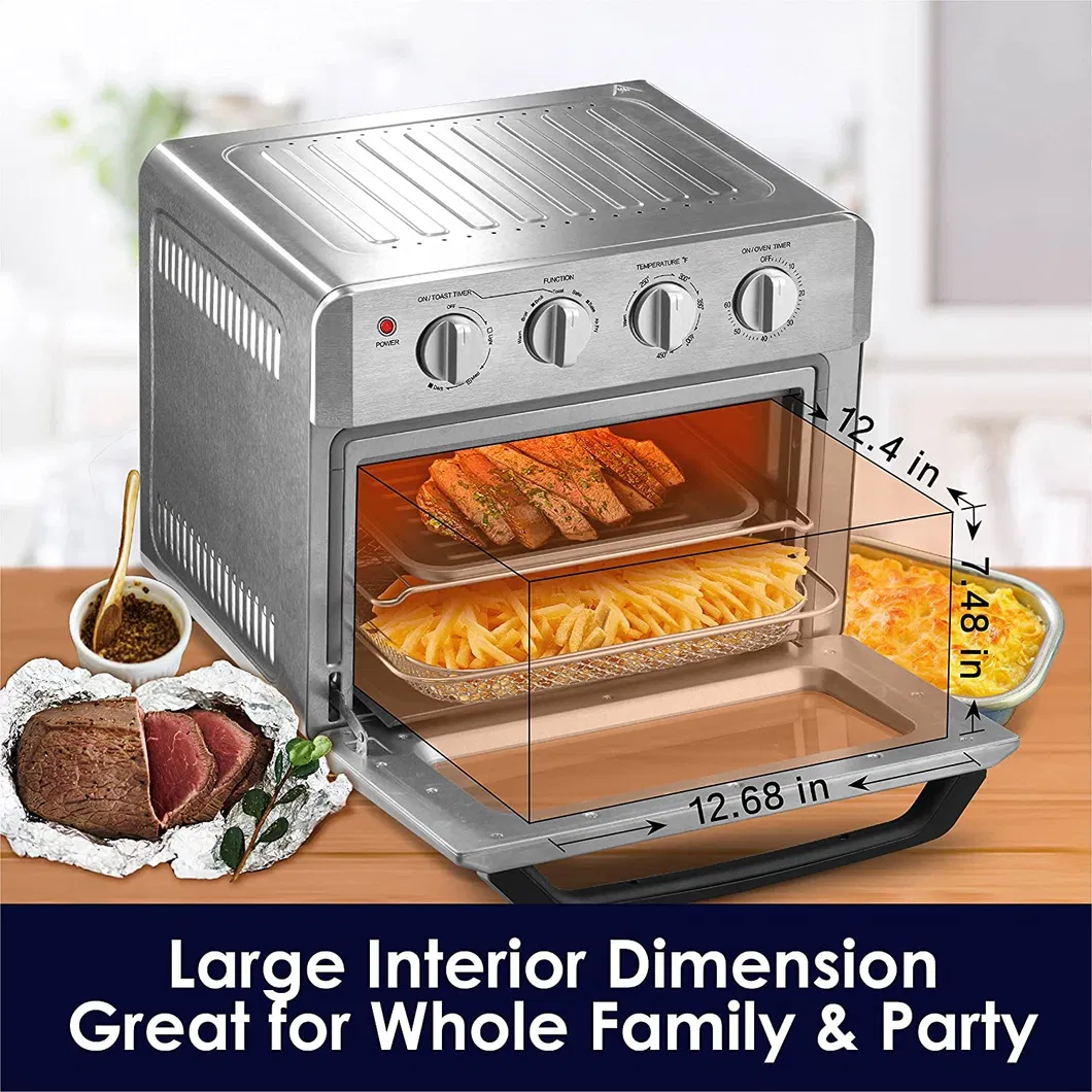 Air Fryer Combo Countertop Convection Knob Control Pizza Recipe Toaster Oven