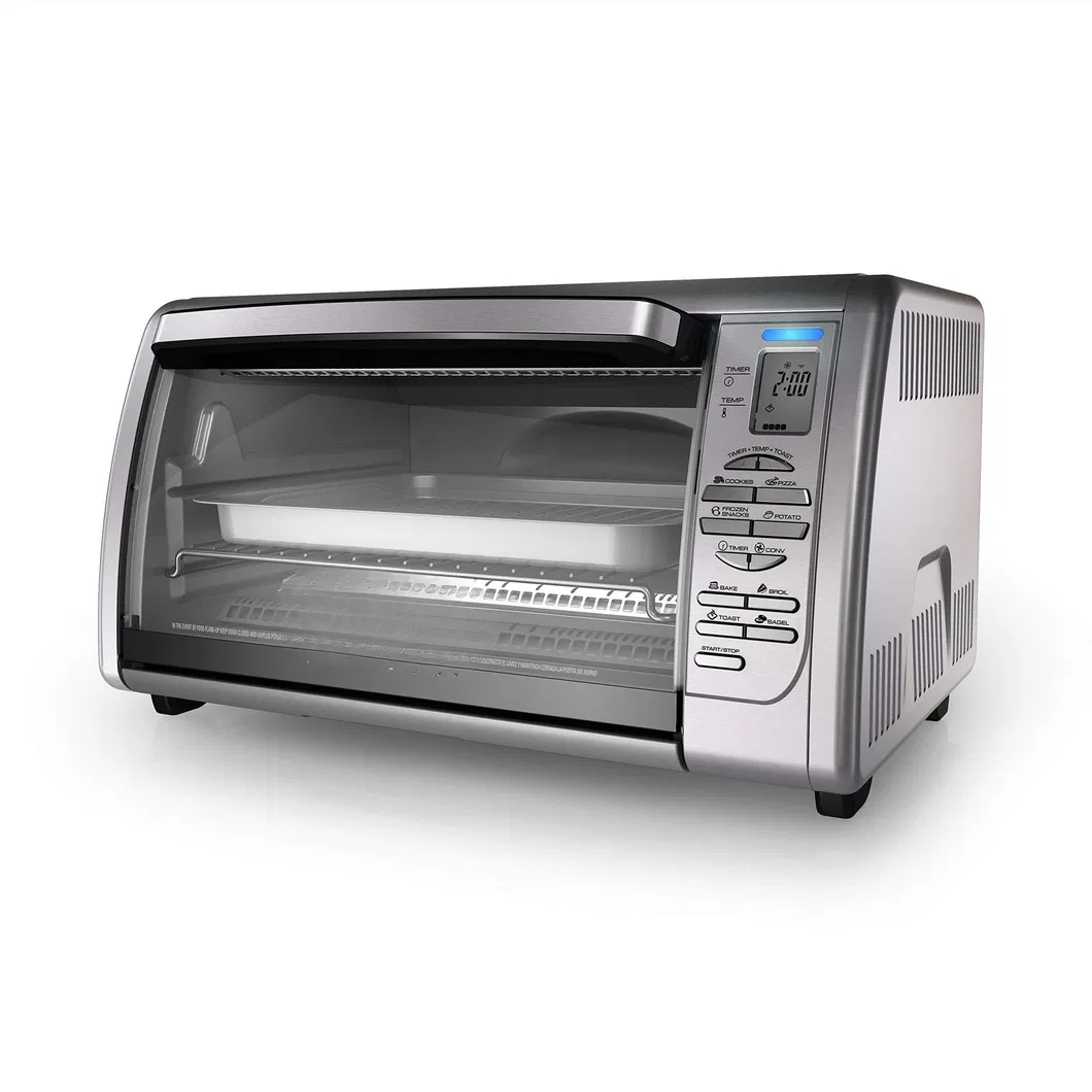 Stainless Steel Electric Kitchen Equipment Countertop Convection Toaster Oven