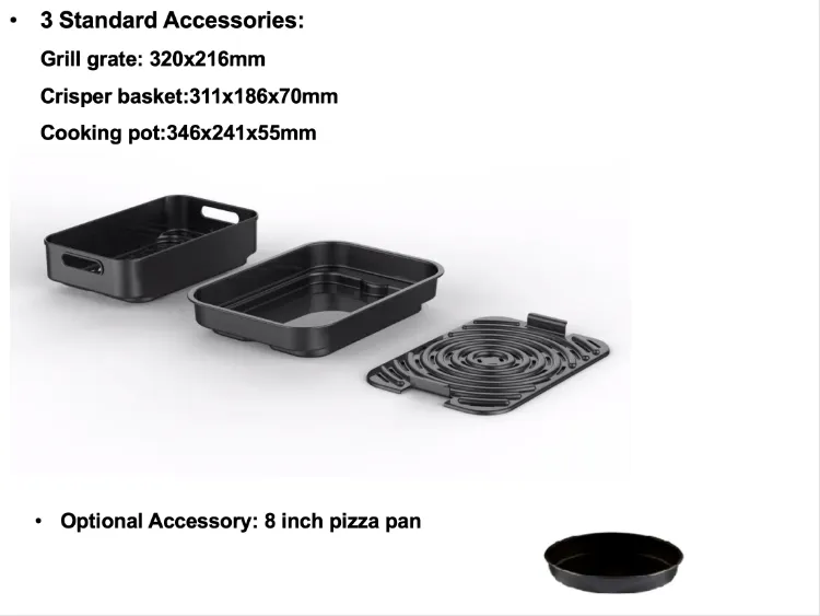 New Arrival Multifunction Roast Bake Smokeless 8 in 1 Indoor Grill