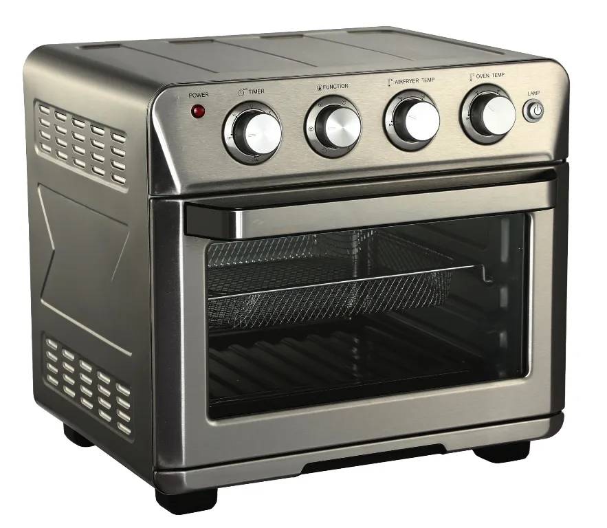 Large Stainless Steel 1700W Electric Airfryer Chicken Roasted Convection Air Fryer Oven