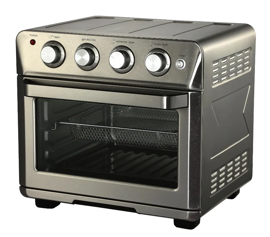 Large Stainless Steel 1700W Electric Airfryer Chicken Roasted Convection Air Fryer Oven