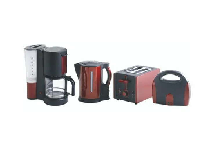 Bread Maker Set with Kettle, Toaster and Coffee Maker