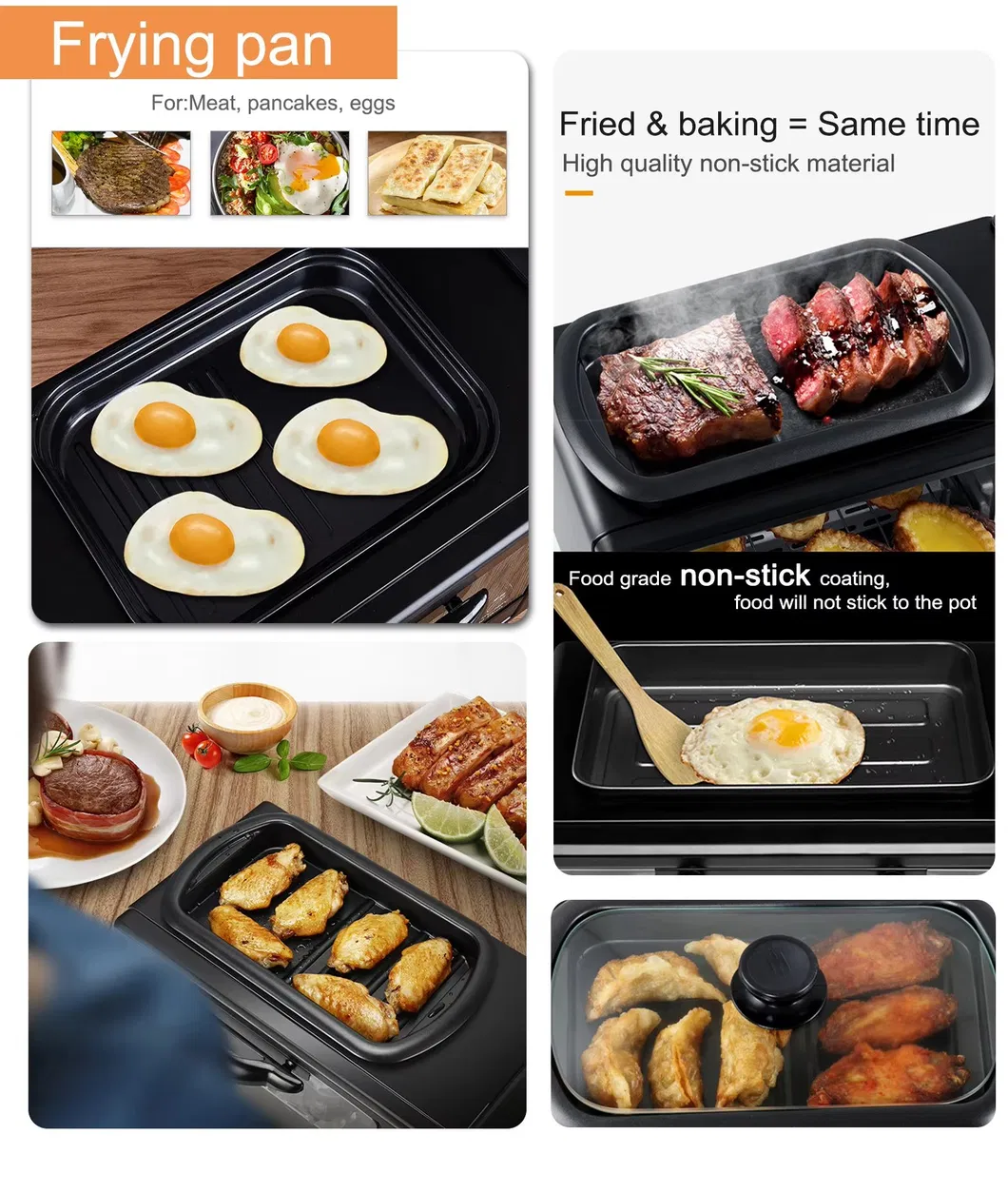 Factory Direct Wholesale 3 in 1 Breakfast Machine Steamed Toast with Fried Eggs at Homemulti-Functional Automatic Coffee Machine