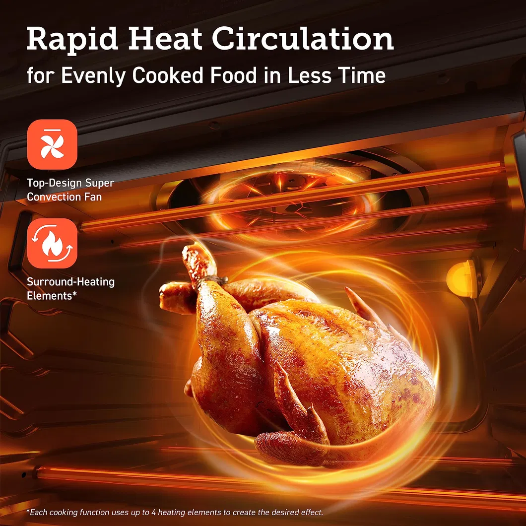 Air Fryer Combo Convection Countertop Toast Bake Broil Slice Black Toaster Oven