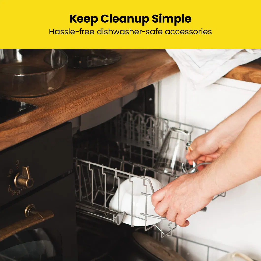 12 Quart Air Fryer Integrated Smart Cooking Thermometer Auto Convection Oven