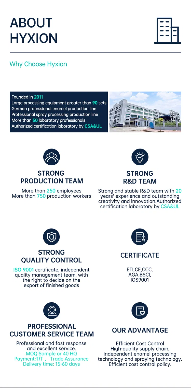 Hyxion Europe New Product 122 Capacity Large Oven Electric and Gas Oven