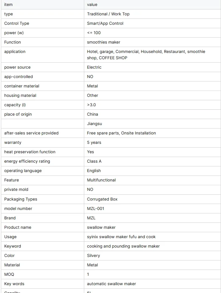 Powerful Worktop Blender with Smart Control for Food Cooking