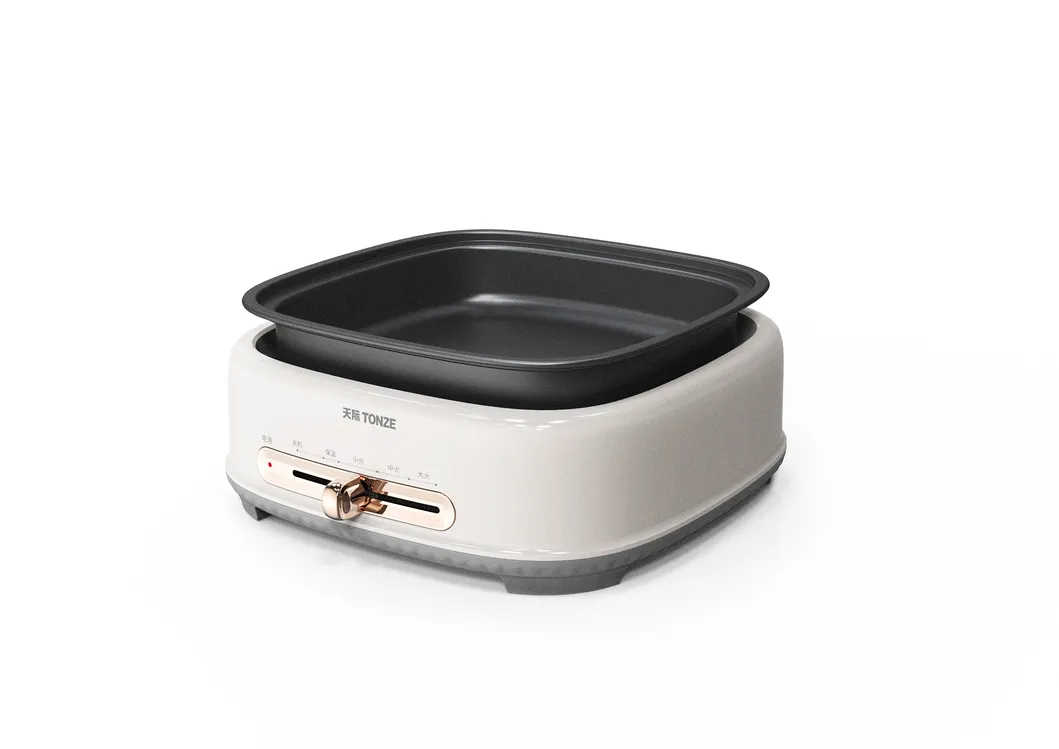 Automatic Shut off Hot Pot Cooker with Basket 8 Eggs Capacity Electric Egg Steamer