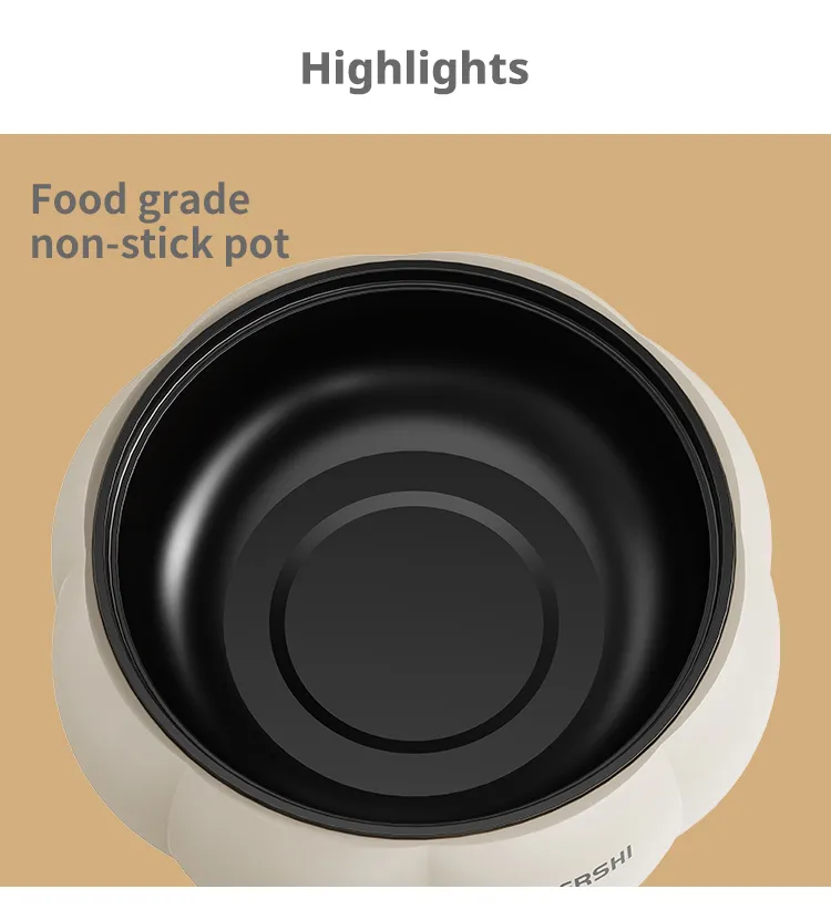 Kitchen Appliances Electric Skillet Easy Clean Healthy Food Non Stick Electric Cooking Hot Pot Big Size Cooker Skillet