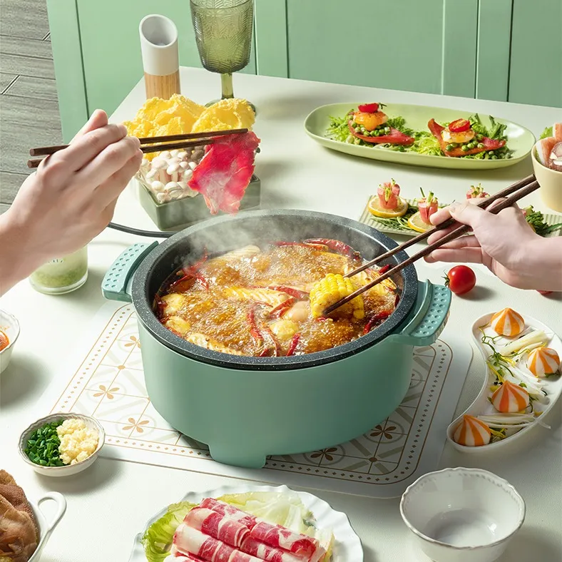 4L Enamel Shaped Multifunctional Electric Rice Cooker Suitable for Household Use 30cm