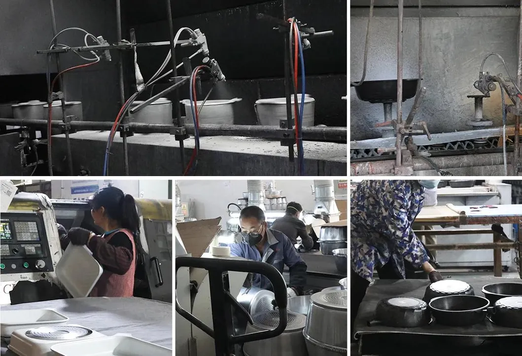 High-Quality Black Multi-Function Cooking Indoor Hot Pot and Electric Grill Plate