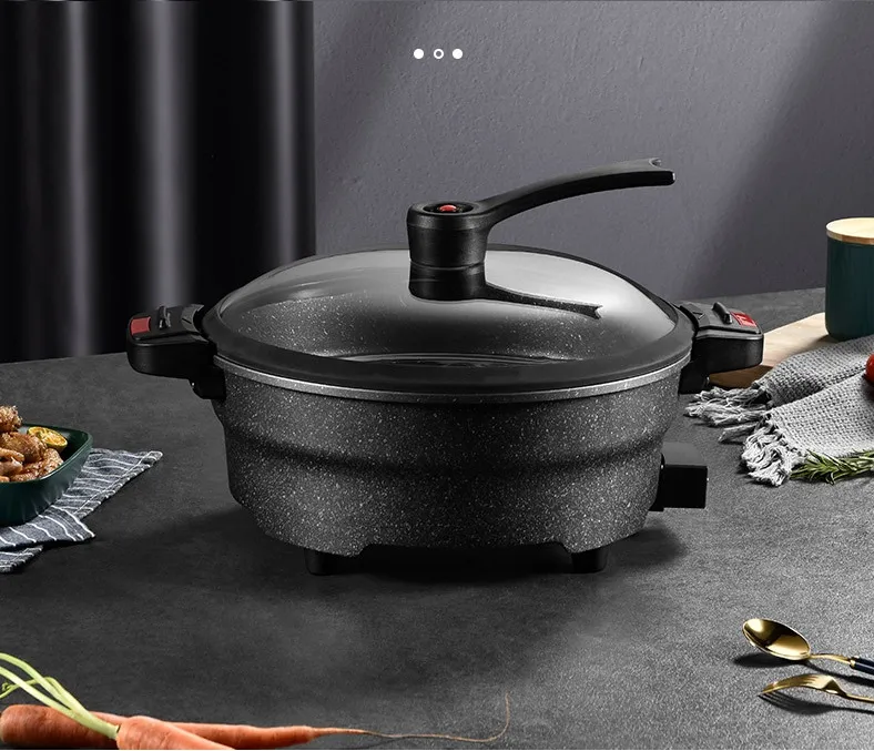 Electric Low Pressure Lid Electric Hot Pot Pots and Pan