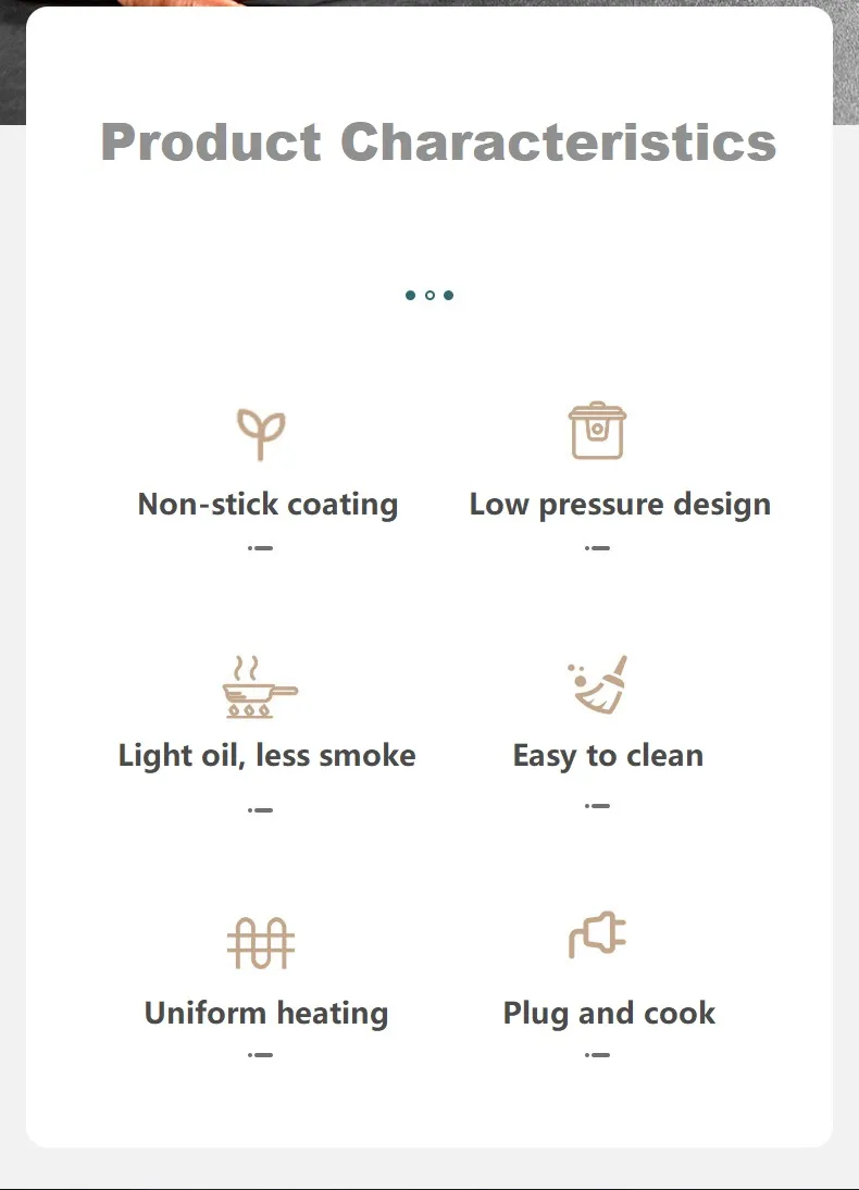 Electric Low Pressure Lid Electric Hot Pot Pots and Pan