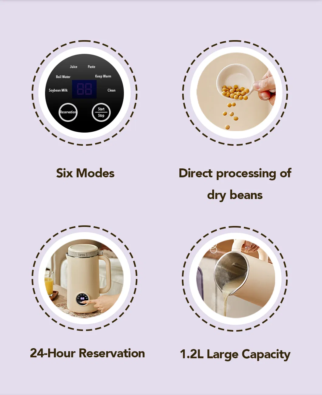 High Quality Family Use Compact 1.2L 800W Multifunctional Blender