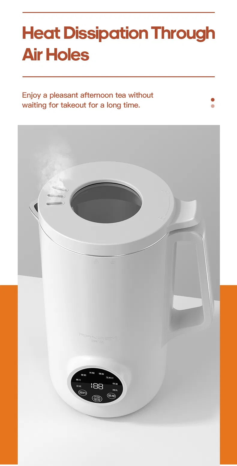 Multifunction Electric Food Processor Plant Based Milks Blender Soy Milk Maker Almond Nut Milk Making Machine