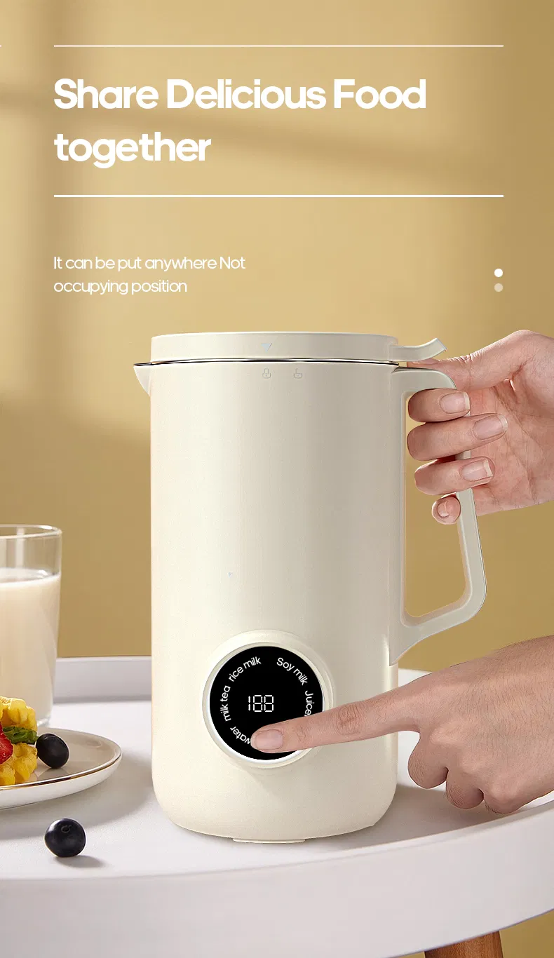 Multifunction Electric Food Processor Plant Based Milks Blender Soy Milk Maker Almond Nut Milk Making Machine