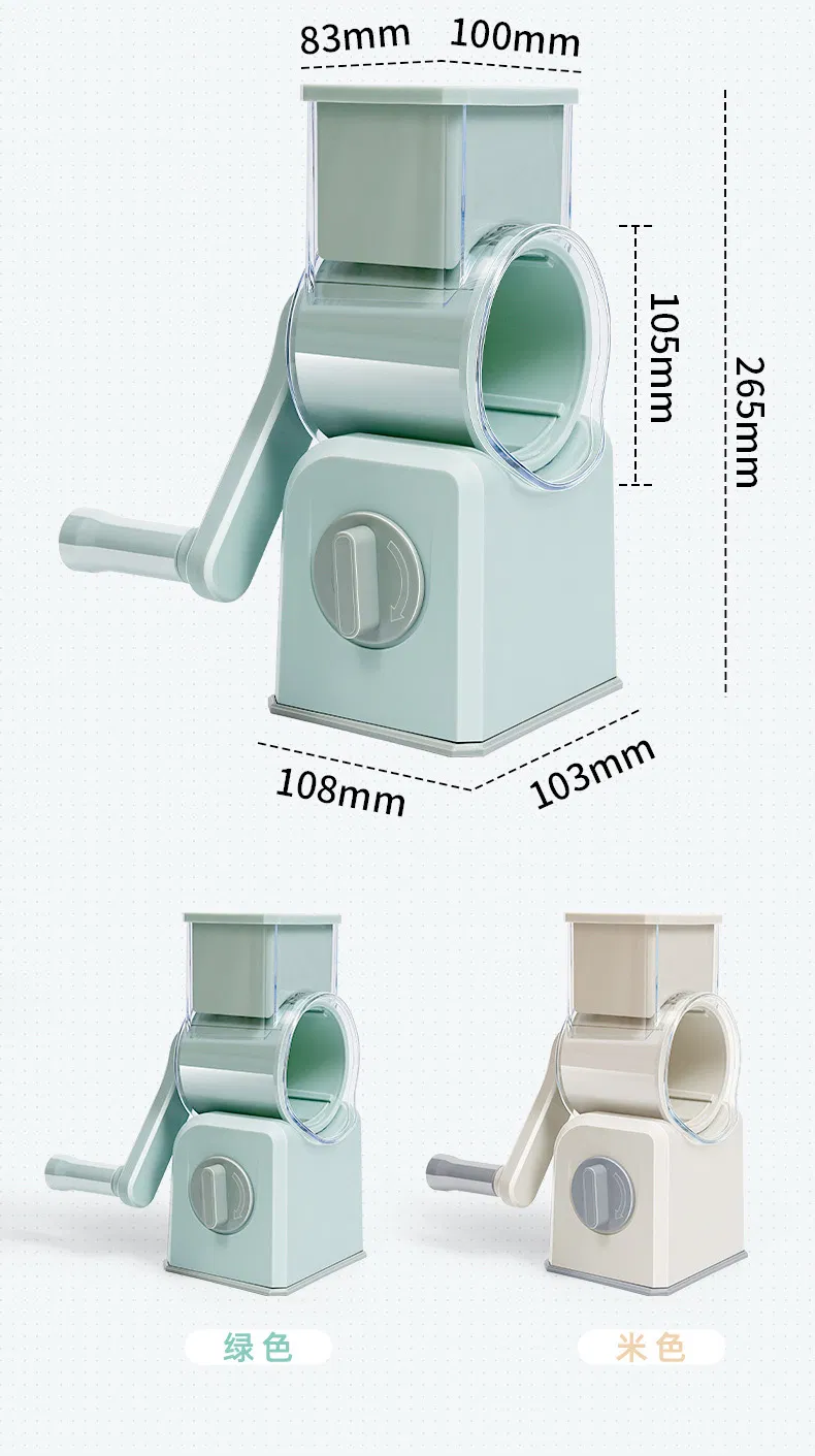 DS-5213B Roller Vegetable Slicer Nut Grinder Potato Shredding Slicer Multi-Functional Vegetable Chopper