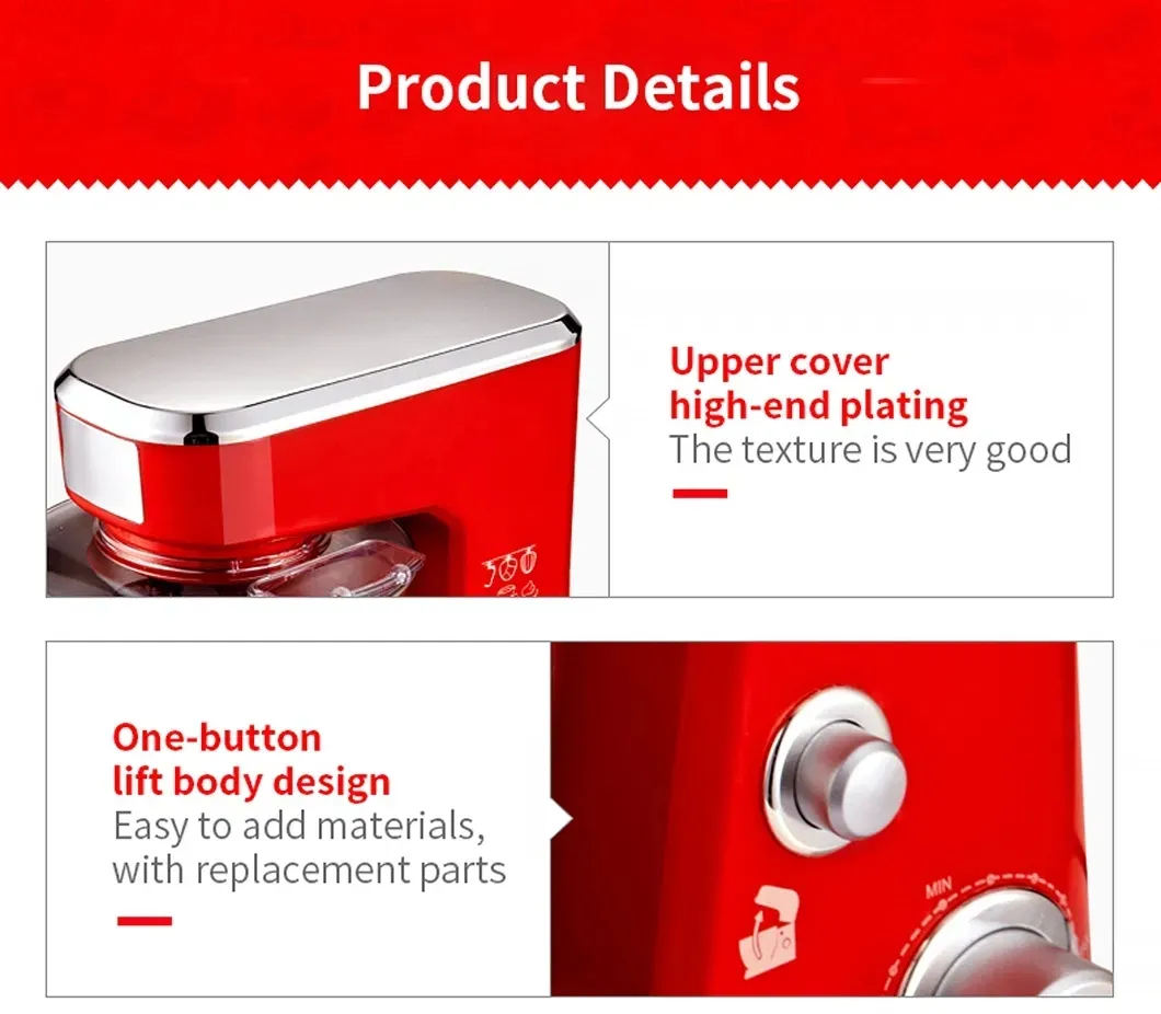 Powerful 5L Kitchen Stand Mixer for Baking and Food Preparation