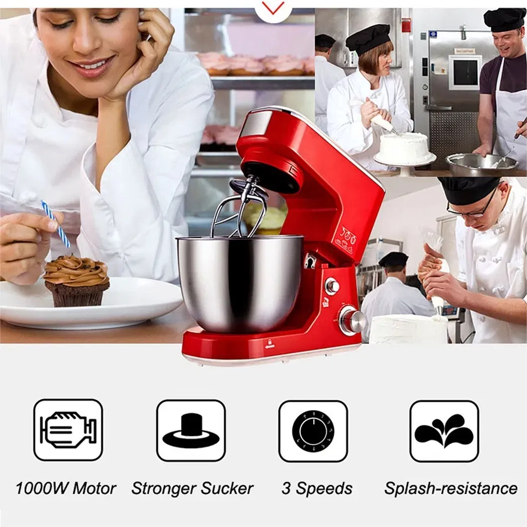 Powerful 5L Kitchen Stand Mixer for Baking and Food Preparation