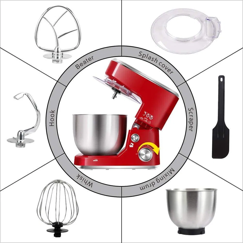 Powerful 5L Kitchen Stand Mixer for Baking and Food Preparation