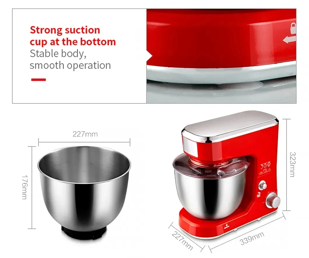 Powerful 5L Kitchen Stand Mixer for Baking and Food Preparation