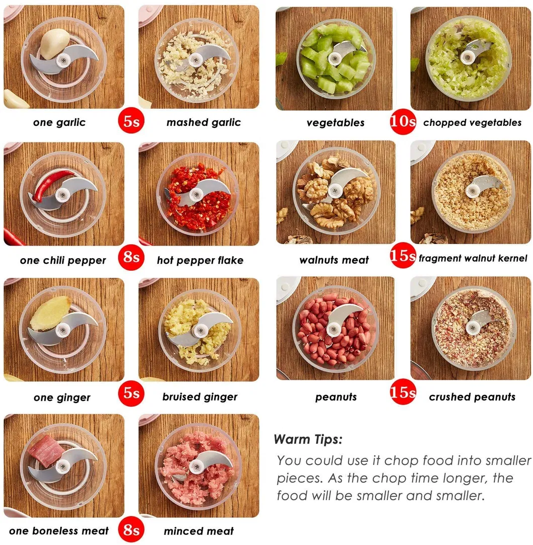 Wholesale ODM Small Electric Food Processor 100ml Mini Food Mini Portable Blender