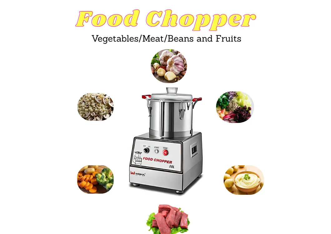 Fast Chopping Stainless Steel Food Vegetable Processor Commercial Household Use Food Chopper