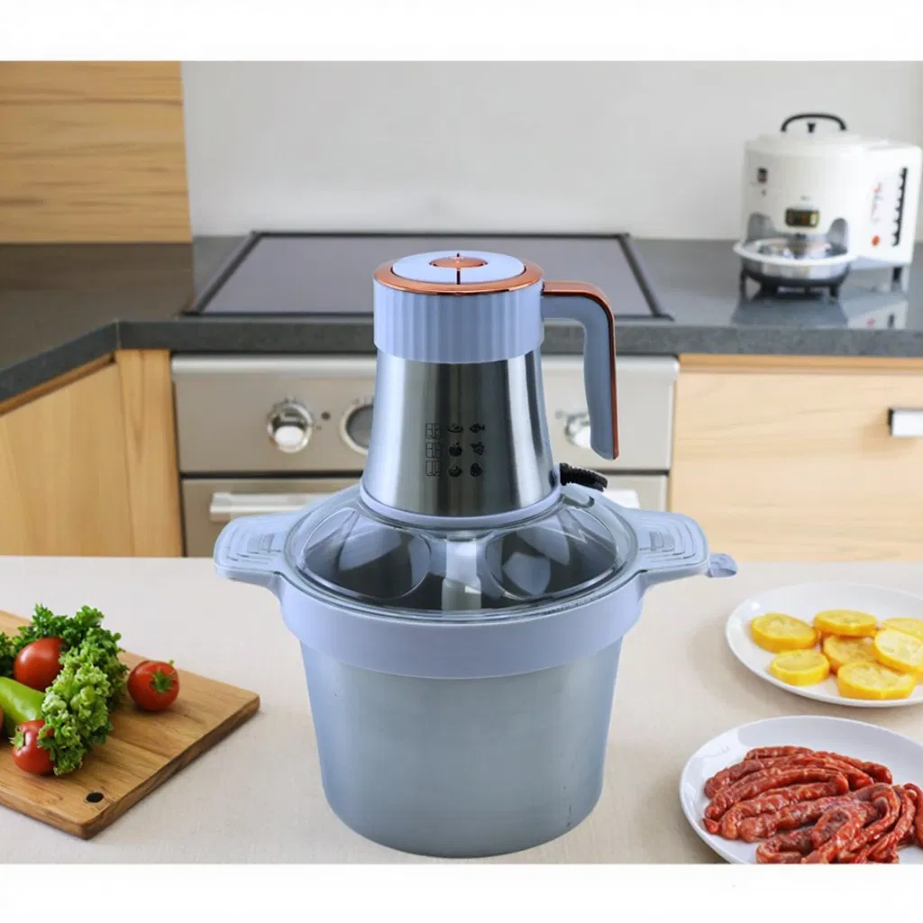 Large Capacity 7L Electric Meat Grinder and Slicer Food Blender