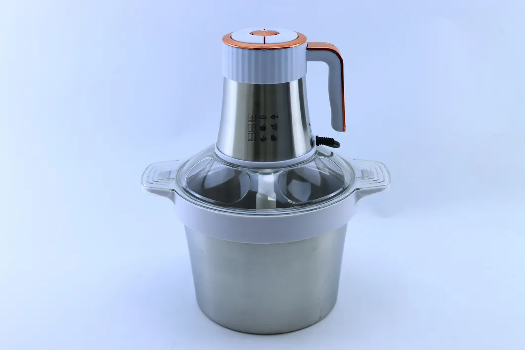 Large Capacity 7L Electric Meat Grinder and Slicer Food Blender