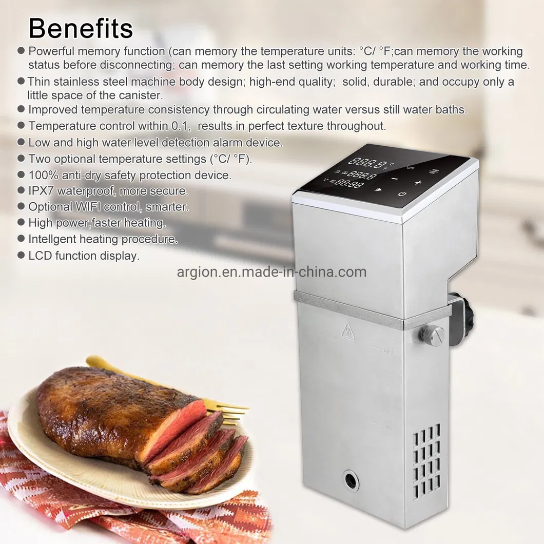 Commercial Ipx7 70L Immersion Electric Sous Vide Slow Cooker for Restaurant