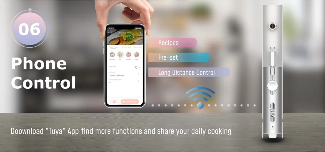 Tuya Smart WiFi Device Slow Cookers with The Sous Vide Machine