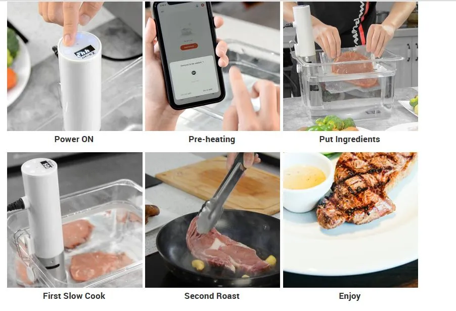 Tuya Smart WiFi Device Slow Cookers with The Sous Vide Machine