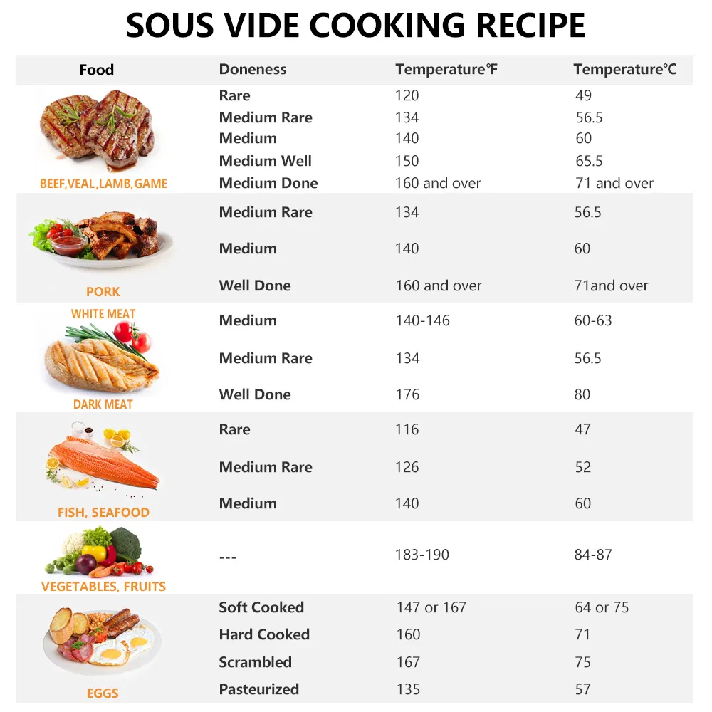 Heavybao Professional Sous Vide Stick Cookers Slow Cooker Slow Cooking Machine for Cooking Meat