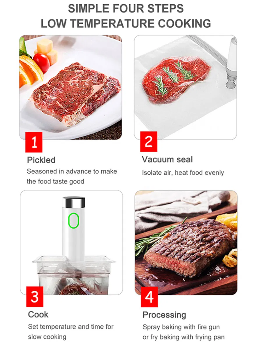 Heavybao Professional Sous Vide Stick Cookers Slow Cooker Slow Cooking Machine for Cooking Meat