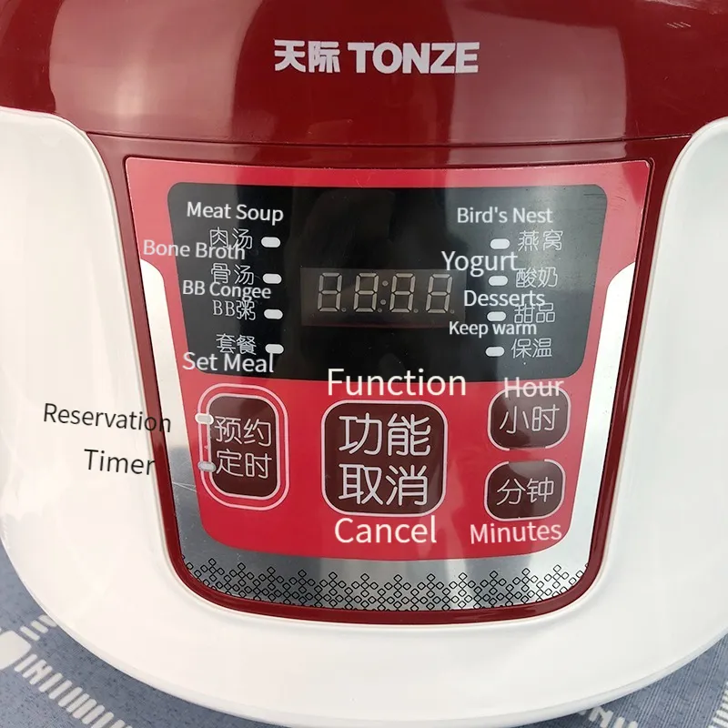 Ceramic Muti Inner Pot Electric Bone Boiler Chicken Soup Maker Slow Cooker