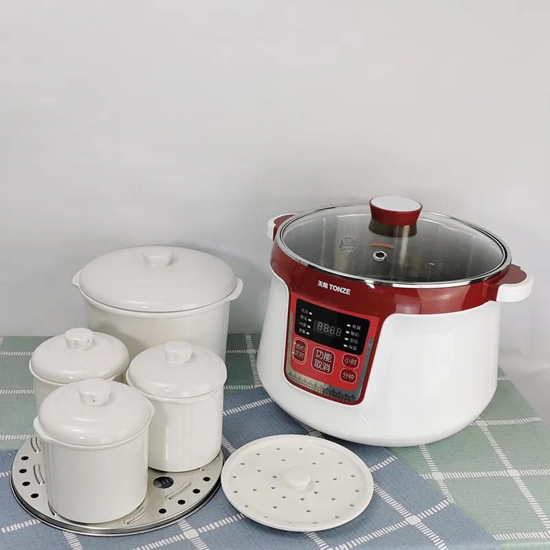 Ceramic Muti Inner Pot Electric Bone Boiler Chicken Soup Maker Slow Cooker