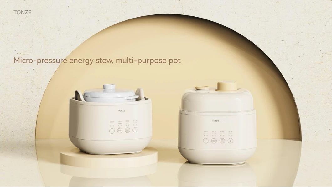 Multi-Function Claypot Ceramic Stew Pot Double Boiler Electric Slow Cooker