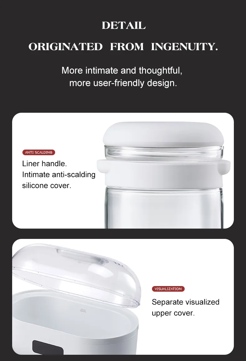 Tonze Factory Glass Manual Slow Cooker Multi Cooker