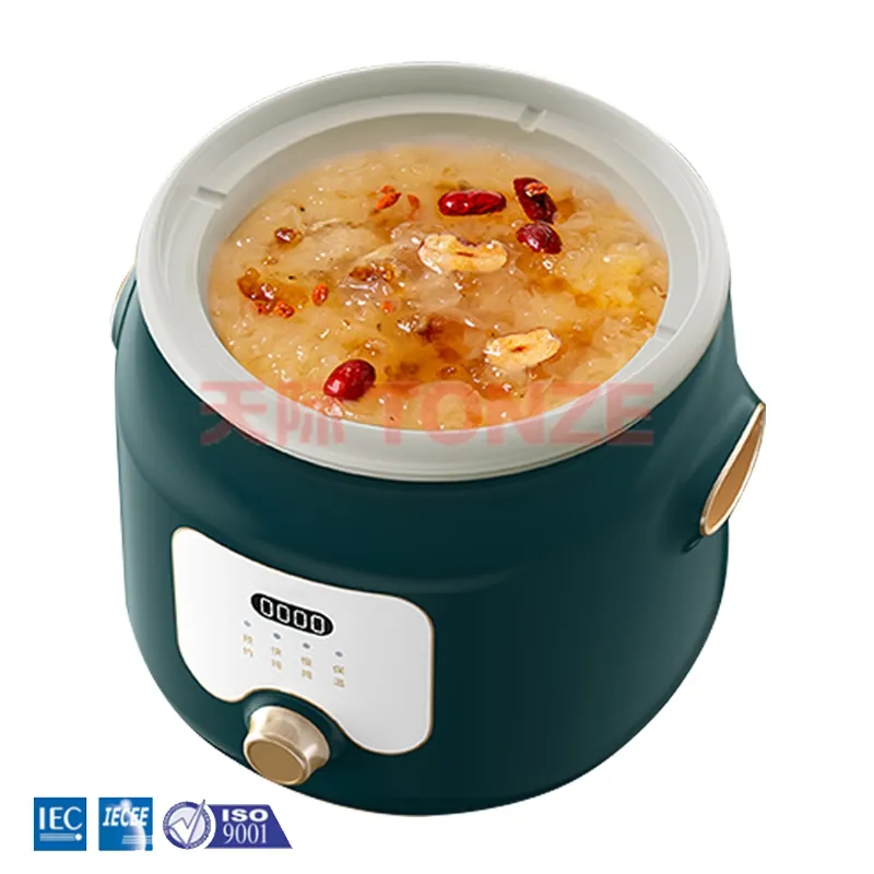 Tonze 4L Slow Cooker Ceramic Inner Pot 220V No - Coating Slow Cooker